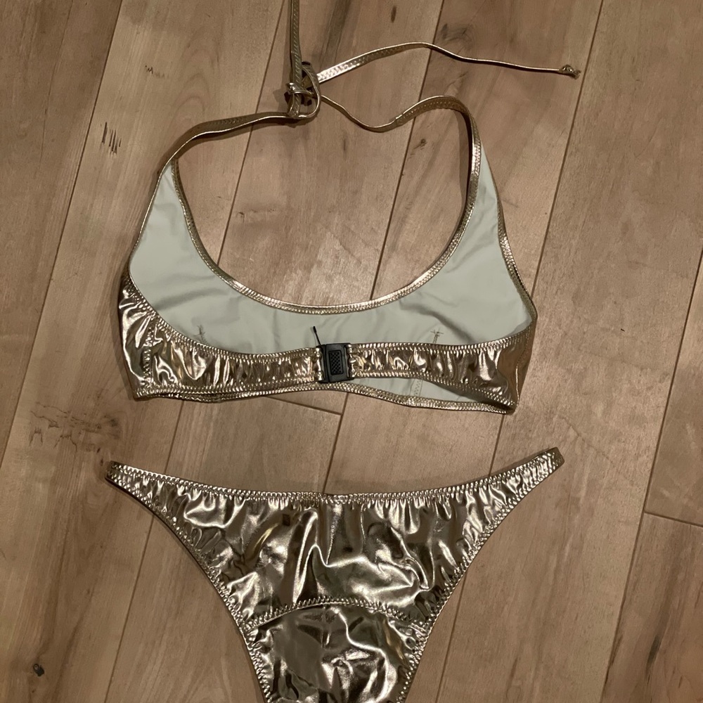 NWOT Lisa Marie Fernandez Bikini Designer Sz L